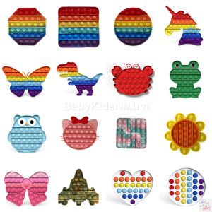 Push Pop Bubble Fidget Sensory Toy Pop Fidget Toy Sling Bag Stress Relief and Anti-Anxiety Montessori Toy for Toddlers