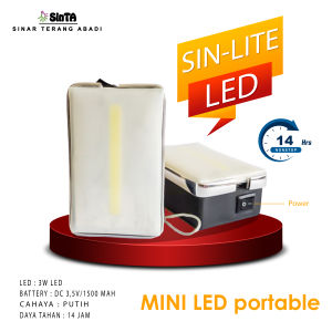 Sin-lite Led Mini Portable Lampu Darurat Pengganti Lilin
