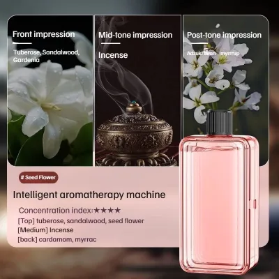 Automatic Fragrance Machine Natural Scent Essential Oil Aroma Diffuser Rechargeable Perfume Humidifier for household