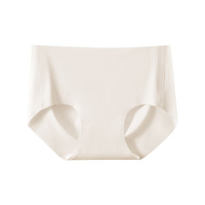 Y&C Ready Stock Women Panties Transparent Silk Mid Waist Thin Seamless Underwear PTS09