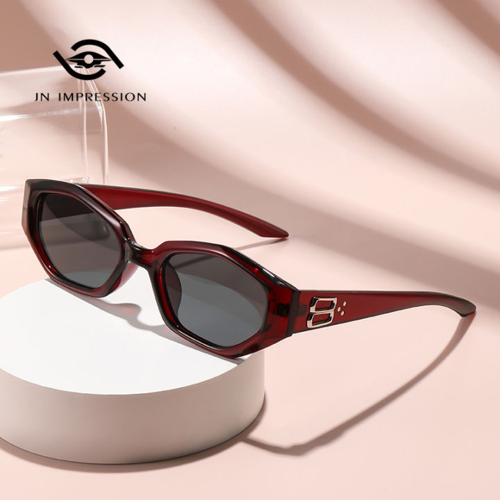 JN%20IMPRESSION%20Polygonal%20sunglasses%20retro%20fashion%20cross-border%20small%20square%20frame%20round%20face%20slim%20sunglasses%20personality%20street%20shooting%20sunglasses%20-%20Image%202