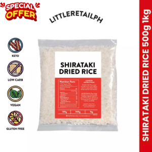 Dry Dried Shirataki Rice 500g 1kg Konjac Keto/Low Carb Approved / Skinny Rice