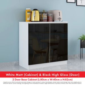 ⚡️LIKE BUG⚡️High Gloss Kitchen Cabinet with Waterproof Surface |Kitchen Cabinets Base Unit Kitchen Storage Almari Dapur