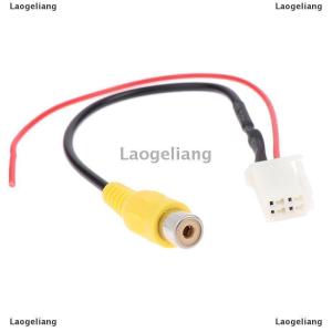 [COD] Laogeliang อะแดปเตอร์เชื่อมต่อสายวิทยุสำหรับรถยนต์โตโยต้า4ขาที่เป็นนวัตกรรมและใช้งานได้จริงปลั๊กอินพุตกล้องสำหรับกล้องถอยหลัง