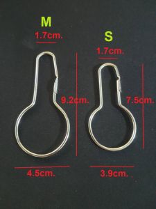 ตะขอน้ำเต้า ล๊อคแน่น ชุบเงา แข็งแรง