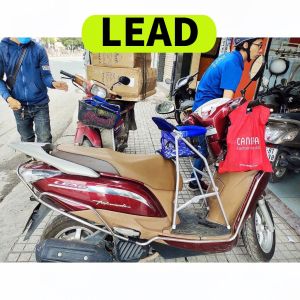 Ghế ngồi chung xe tay ga Lead Scr Acruzo Shark GHẾ GA XẾP SẮT SƠN TĨNH ĐIỆN GẤP GỌN ĐƯỢC