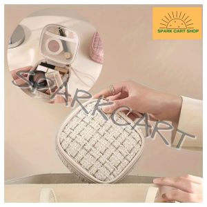 SPARKCART 1pcs Portable Cosmetic Bag Travel Sanitary Pad Cute Lipstick Napkin Storage Bag Small Makeup Pouch