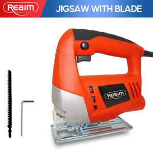 REAlM Electric Jigsaw Tool 600W Jig saw electric saw wire saw woodworking saw Woodworking Tools multi-function household hand-held woodcutting machine power tools sale