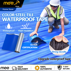 Buy 2 Take 1 Color Steel Tile Waterproof Self-Adhesive Butyl Roof Tape – Heavy Duty Leak Repair & Seam Sealing for Metal Roofs & Gutters Weatherproof UV-Resistant Heat-Insulating Membrane