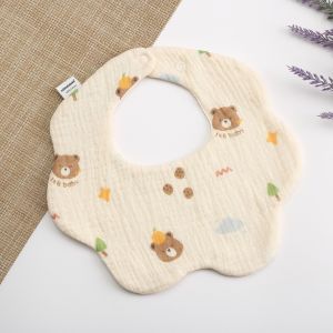 ผ้าพันคอผ้าพันคอกันเปื้อนช่วยเรอผ้าฝ้ายพิมพ์ลายการ์ตูนผ้ากันเปื้อนเด็กเด็กแรกเกิดลายดอกไม้360สำหรับเด็กทารกผ้าซับน้ำลายให้อาหารเด็กผู้หญิงเด็กน้อยเด็กผู้ชาย