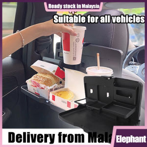Car Back Seat Foldable Table Tray Tablet Holder Tissue Box Auto Back Seat Bag Protector Accessories