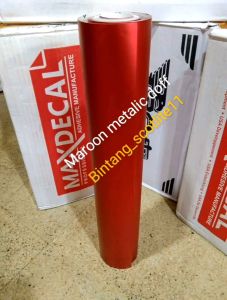 Scotlite motor maroon metalic doff maxdecal (per meter)