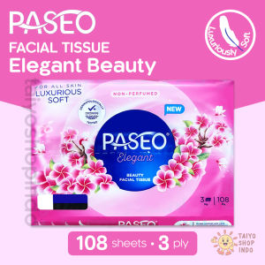 TAIYO Paseo Elegant Beauty Tisu Tissue Facial Pack 108 sheets 3 ply