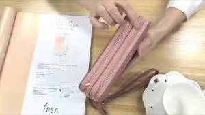 Angelwull Leather Waterproof Long Wallet For WomenHigh-end w/2-Zipper And Card Slot/Money Pocke