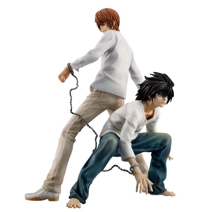 thumbnail image 2 of Death Note Yagami Light & L PVC Action Figure Set - Anime Collectible Model Kit For Fans, Cool Gift Idea 2 of 5