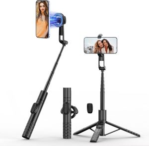 Camera 1/4 Screw Magnetic Bluetooth 2 in 1 Selfie Stick Tripod Stand 130cm