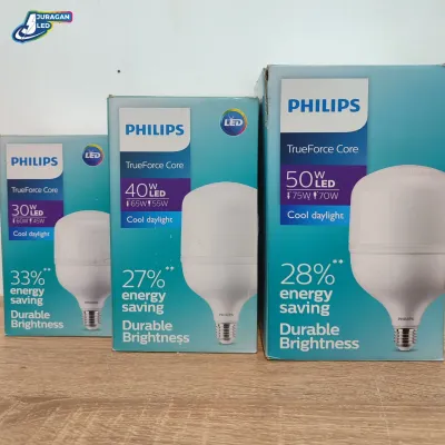 Philips LED Trueforce 30W TForce Core 6500K Cool Day Light Putih 30W 33% energy saving Durable Brightness