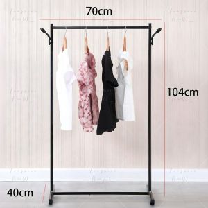 Yac💕ราวตากผ้าปรับสั้น-ยาวได้ ราวแขวนเสื้อผ้าปรับได้ ประหยัดพื้นที่ ราวแขวนผ้า