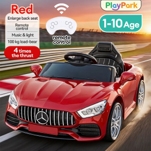 PlayPark Electric Car For Kids With Remote Control Rechargeable Car For Kids Ride On With Music&Light