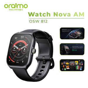 Oraimo OSW-812 Smart Watch 2.01 AMOLED Display IP68 Waterproof Design Long Battery Life Bluetooth Smartwatch Phone Call Meter Step Heartrate Magnetic Charging