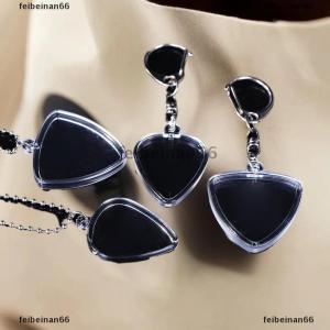 feibeinan66 กล่องเก็บกีตาร์เก็บเก็บกีต้าร์กระเป๋าพวงกุญแจแบบใสกระเป๋าหยิบรูปหัวใจเคสขนาดอุปกรณ์ดนตรี