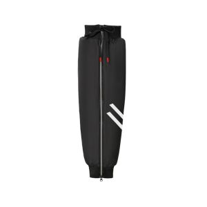 QFV5F Fleece-lined Zipper Thermal Kneecap Reflective Cold-Proof Motorcycle Leg Warmer Soft Waterproof Electric Vehicle Knee Pads Winter