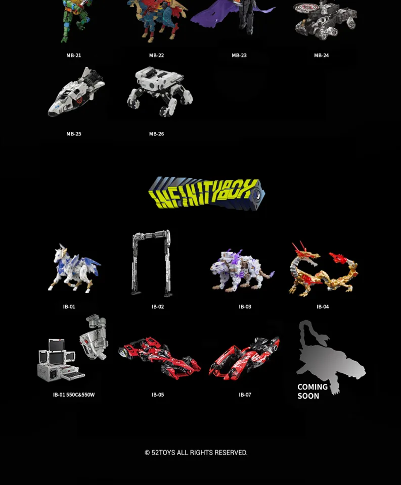 52TOYS INFINITYBOX IB-07 GAZELLE Aerodynamic Upgrade Kits Mecha
