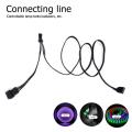 PHANTEKS 4Pin RGB Connector Cable 60cm PC Case Fan LED Strip Extension Cord. 
