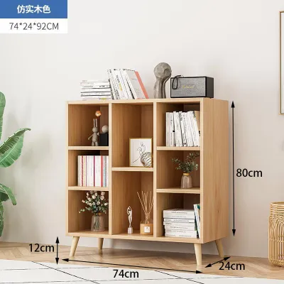[SG Stock]Bookcase / Floor Bookshelves / Storage Cabinet / Floating Window Cabinet / Living Room Bedroom Storage Cabinet