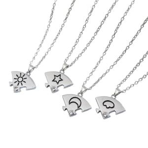 Đa năng biểu tượng bốn thiên thể quyến rũ interlockings Mặt dây chuyền trang trí cho phụ kiện thời trang