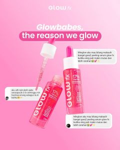 GLOW FX Serum Peeling 17% Total Acids CeraCapsule Peeling Solution Serum Exfoliasi Wajah