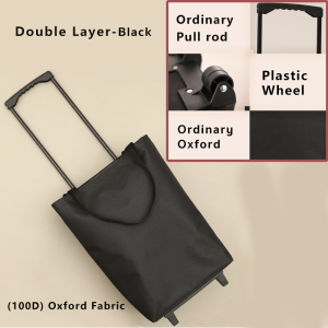 💥7 styles💥Genuine Trolley bag Carriers 40-100KG folding With wheel Push cart Stroller for market Shopping cart trolley grocery artifact Black Stripe Fox Single layer Double layer Labor saving cart and layer max Trolley car Sent from Manila