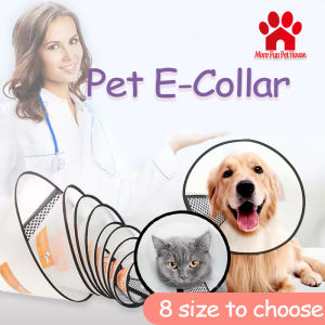 Plastic Elizabeth Protective Collar Wound Healing Neck Cover Pet Cone E-Collar for Dog Cats Puppy