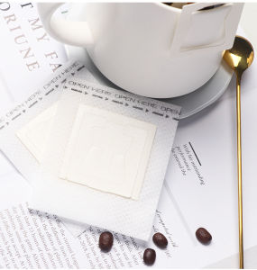 Q house ถุงดริปกาแฟ ถุงกรองผงกาแฟ 1แพ็ค50ชิ้น ถุงกรองผงกาแฟ รุ่น CF