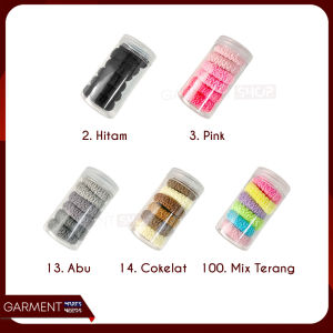 Set Ikat Rambut Mix Rainbow Fashion Wanita Remaja Anak-Anak Kpop Style Tebal Elastis Anti Melar Premium