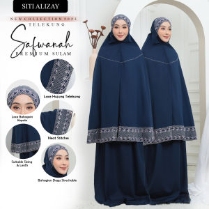 Telekung Premium Cotton Sulam Safwanah | Telekung Murah | Telekung Dewasa by Telekung Al-Falah