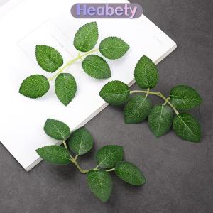 Heabety 10 30 50 Lá Hoa Hồng Nhân Tạo cây xanh giả hoa hồng lá thủ công tự làm