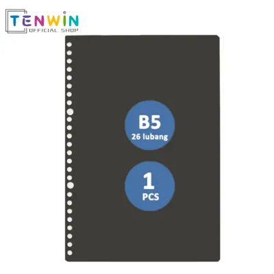 Cover Sampul Loose Leaf Bahan Mika Tebal Buram Untuk Binder Ukuran A5 B5-Tenwin