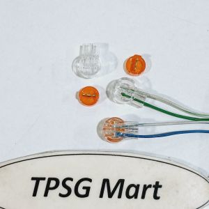 Hạt rệp nối cáp mạng cáp điện thoại K1 / Rệp K1 2 lổ 0.4mm -- 0.6mm