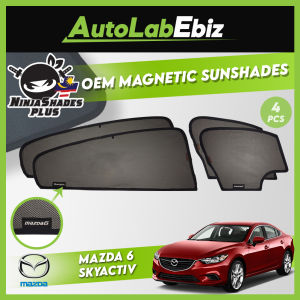 Mazda 6 Skyactiv NinjaShades Plus OEM Magnetic Car Sunshades (4pcs/set)