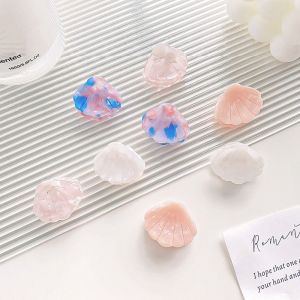 HI MIA Fan Shape Shell Shape Hair Clips Acetate Ocean Animal Small Hairgrips Simple Mini Mini Hairpin Female/Children