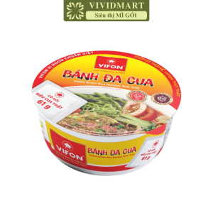 [TÔ LẺ] - VIFON - Bánh đa tô Vifon hương vị Cua (có thịt cua thật) Bánh đa cua Vifon tô Bánh đa Vifon tô (125g/tô)