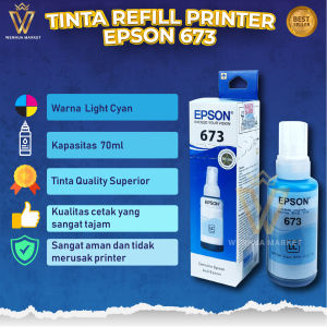 Tinta Epson 673 Tipe Printer L800 L805 L805 L850 L1800