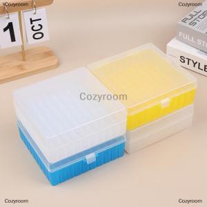 [COD] Cozyroom 100 Holes Laboratory Plastic Tube Box Rack Use For 2ml 1.5ml 1.8ml Cryopreservation Tube With Connection Cover