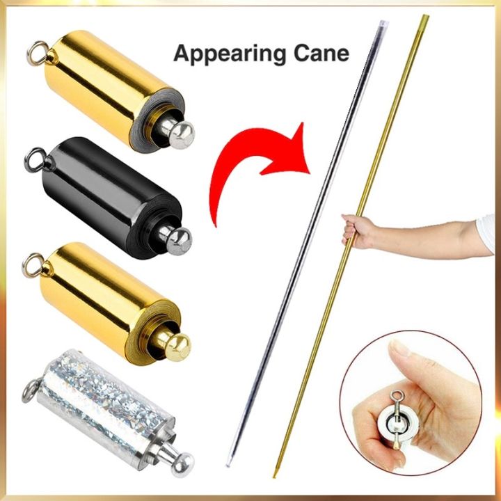 ❈ 110cm Magic Stick Metal Stainless Steel Appearing Cane Elastic Rod  Durable Decompression Prop Stretchable Extendable Magic Wand Pocket  Performance Props
