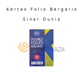 Kertas Double Folio Bergaris Sinar Dunia Isi 100 Lembar. 