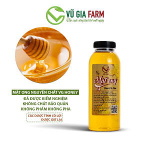 Mật Ong Nguyên Chất Hoa Cỏ Kim Vũ Gia - Dòng cao cấp chất lượng vượt trội - Tăng cường sức đề kháng hỗ trợ giảm cân dạ dày tiêu hóa làm đẹp giảm mụn xóa mờ thâm nám - Đã được kiểm nghiệm