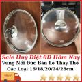 Vung Nồi Elo Size 16cm-18cm-20cm-24cm-28cm, Vung Kính Bán Lẻ Thay Thế Cho Nắp Nồi Chảo Rơi Vỡ, Đủ Kích Cỡ 16-28 cm - Siêu Thị Bếp 66.