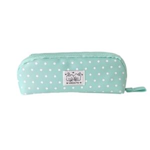 SKYJS Y2k Polka Dot Pencil Case Cloth Storage Dots Pen Bag Simple Korean Style Stationery Storage Bag Stationery Holder