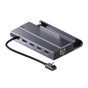 USB C Docking Station for Steam Deck Nintend Switch M.2 SSD HUB Type C to 4K60Hz HDMI-compatible Gigabit Ethernet USB3.0 Hub